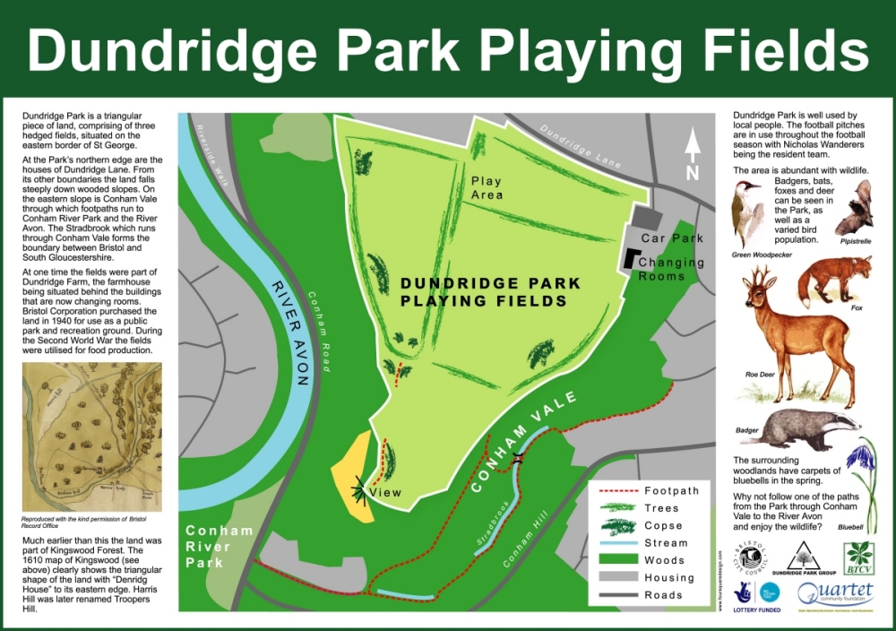 Dundridge Park Interpretation Board